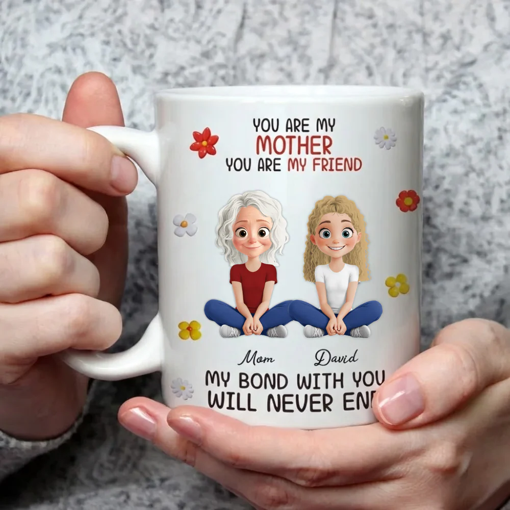 You Are My Mother - Personalized Ceramic Mug - Gift For Mom, Mother's Day | GR25 HN02 - Image 2