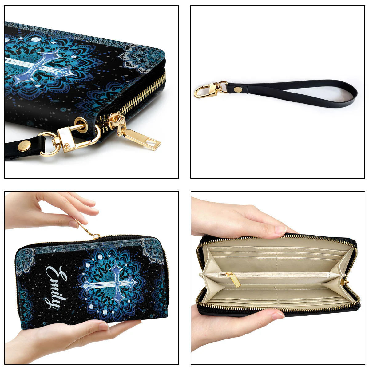 You Are Precious In His Sight - Thoughtful Gift For Christians - Personalized Leather Long Wallets - AT4080739 - Image 7