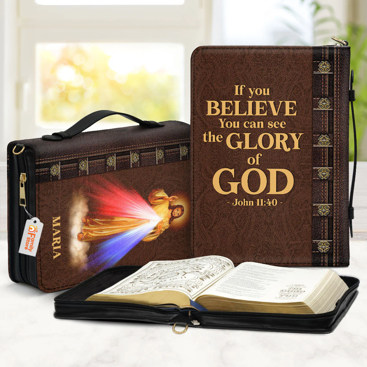 You Can See The Glory Of God - Thoughtful Gift For Christians - Personalized Bible Covers - AT4082403 - Image 2
