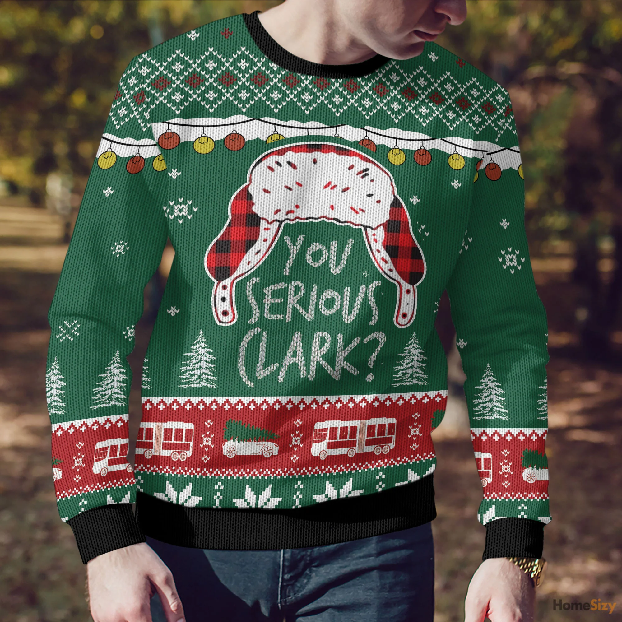 You Serious Clark - Funny Ugly Christmas Sweater - Image 4
