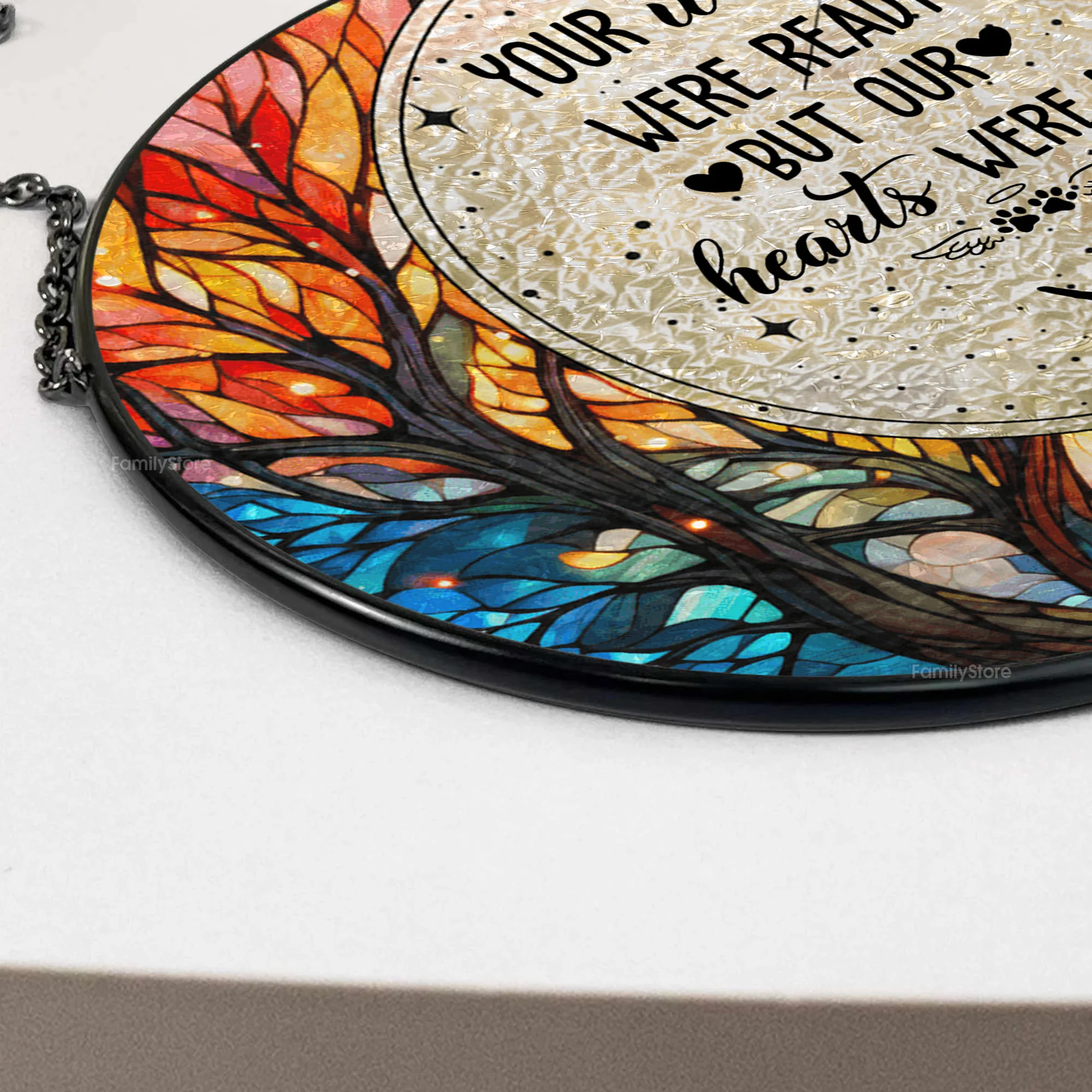 You Were My Favorite Hello - Memorial Gift For Pet Lovers - Personalized Stained Glass Window Hanging Suncatcher - CLP05 NA94 - Image 4