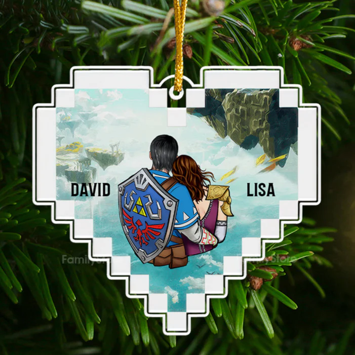 Zelda You're The Last Piece - Gift for Couples - Personalized Acrylic Ornament - CL32 NH96