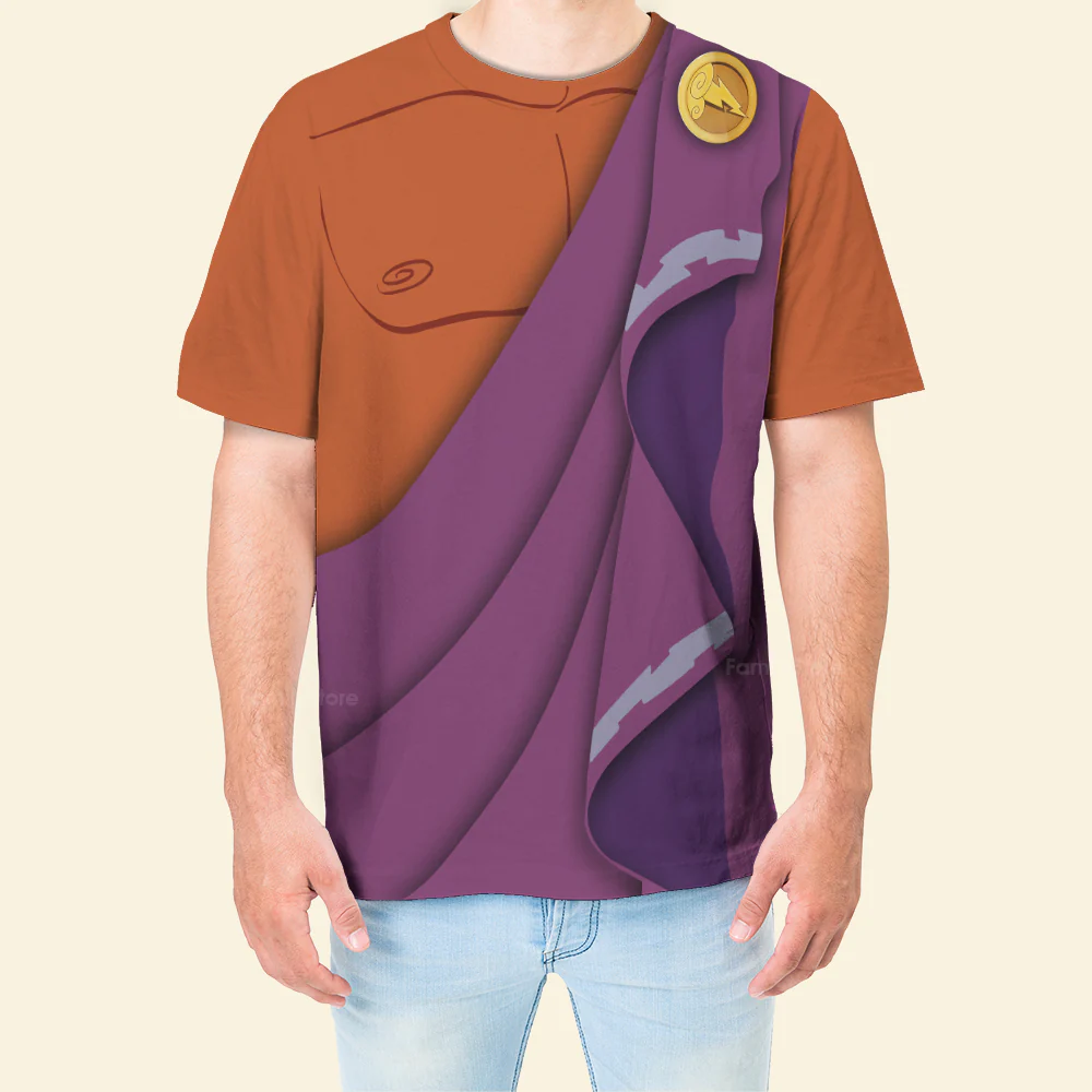 Zeus Hercules Costume - 3D TShirt - Image 4
